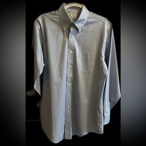 Brooks Brothers Long Sleeve Button Down Dress Shirt Size 15 1/2 - 33